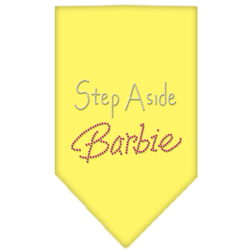 Step Aside Barbie Rhinestone Bandana Yellow Large
